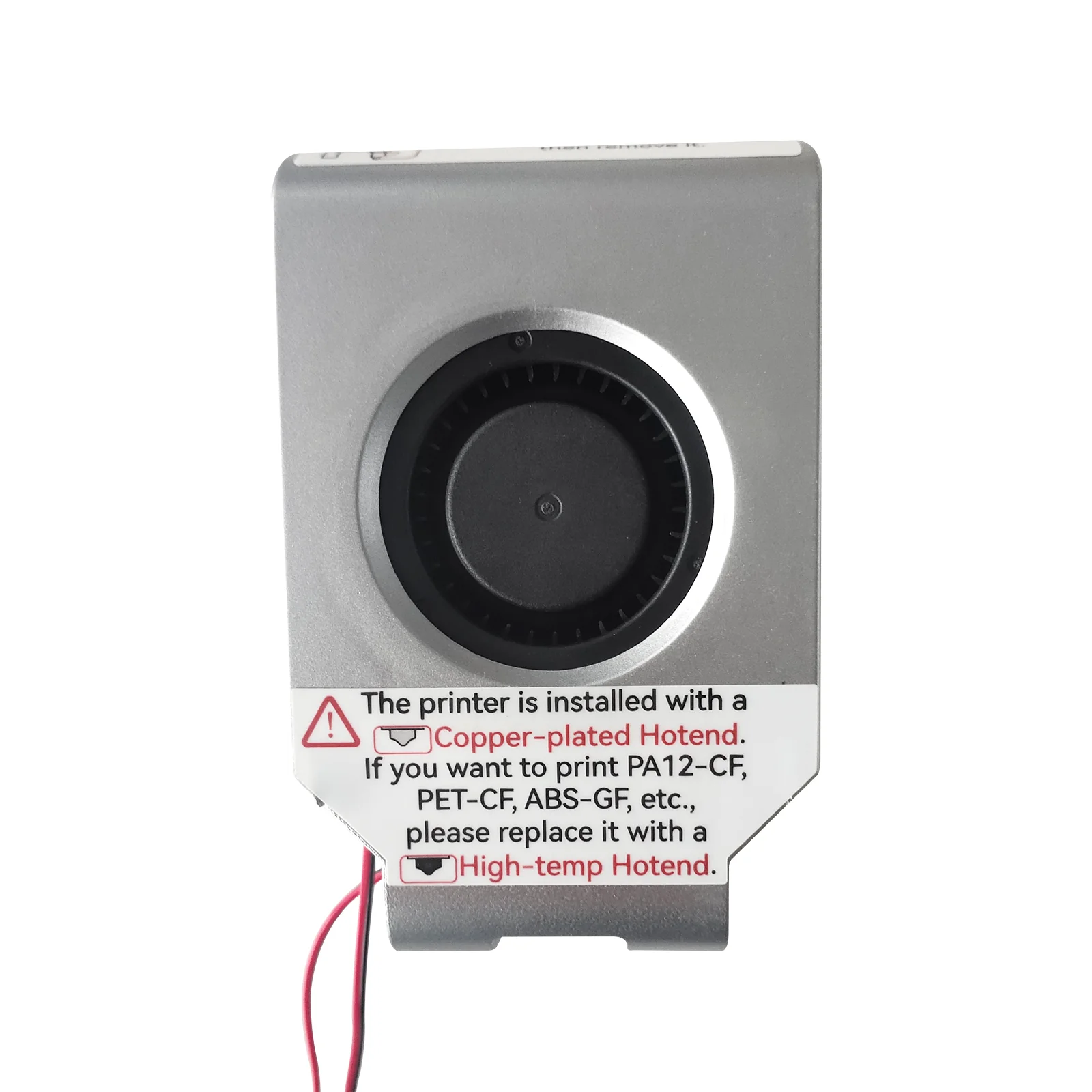 X-Max 3 Printhead Cover (Includes small fan)
